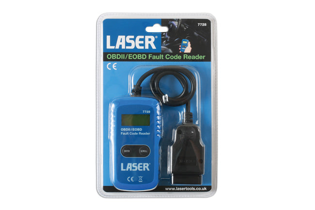 LASER (7728) OBDII/EOBD FAULT CODE READER