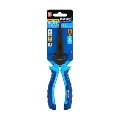 BLUE SPOT TOOLS 200MM (8") LONG NOSE PLIER- 08188