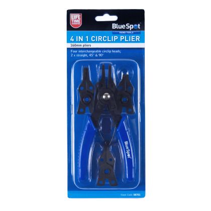 BLUE SPOT TOOLS 4 IN 1 CIRCLIP PLIER - 08701