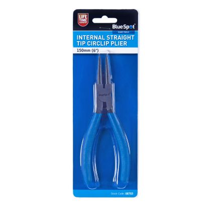 BLUE SPOT TOOLS 150MM (6") INTERNAL STRAIGHT TIP CIRCLIP PLIER - 08703