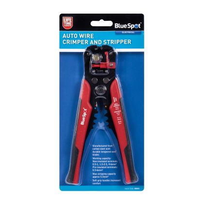 BLUE SPOT TOOLS AUTO WIRE CRIMPER AND STRIPPER - 08805