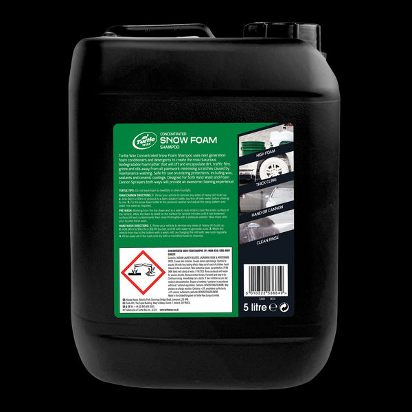 TURTLE WAX CONCENTRATED CAR SNOW FOAM 5L