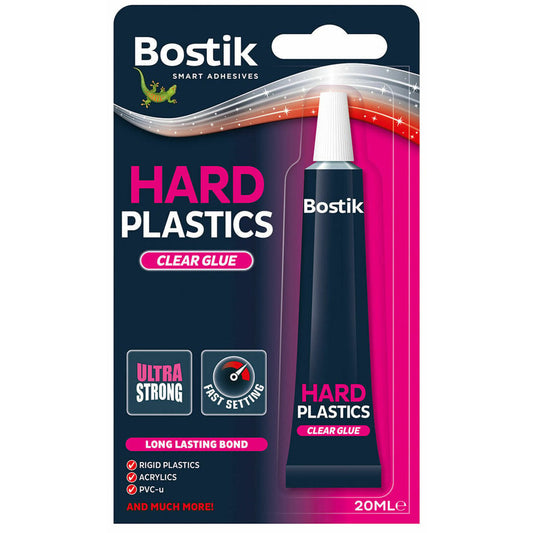 BOSTIK HARD PLASTIC ADHESIVE 20ML