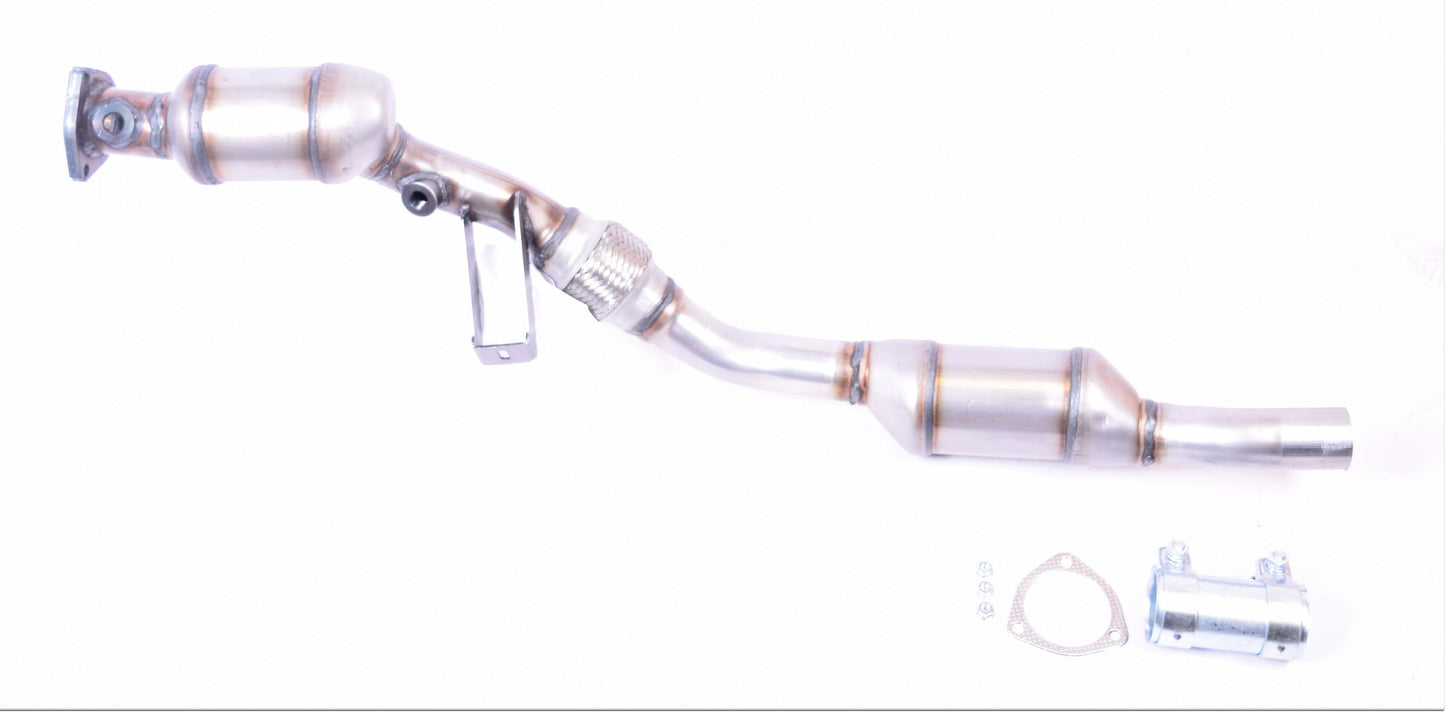 AU6061T-Catalyst-Type Approved for Audi A4 1.8 TSFi Petrol 16V 2008-2012 HP 160 Saloon EURO 5 620mm