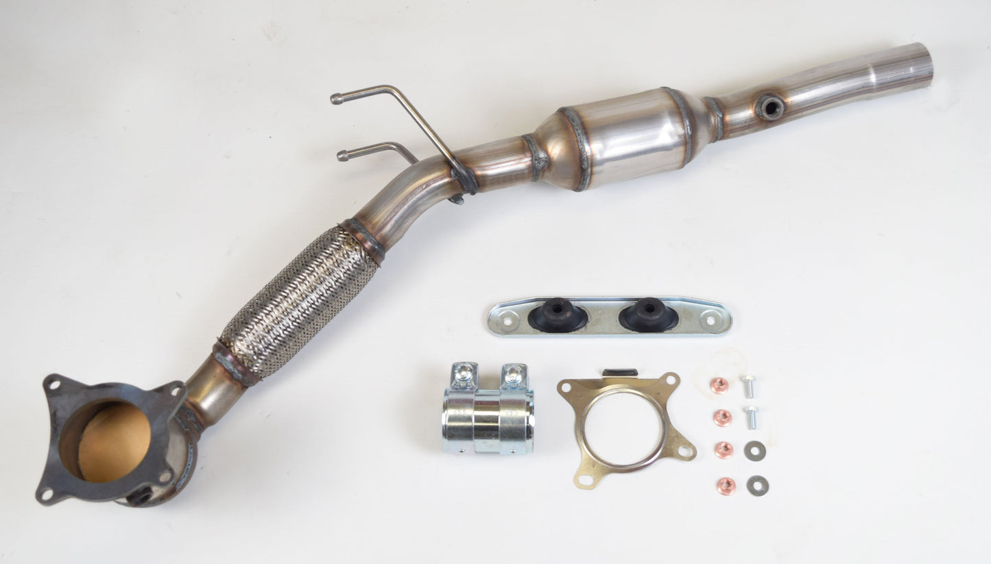 AU6005T-Catalyst-Type Approved for Audi A4 Quattro 1.8 Petrol 20V 2000-2002 HP 150 Estate EURO 4 420mm