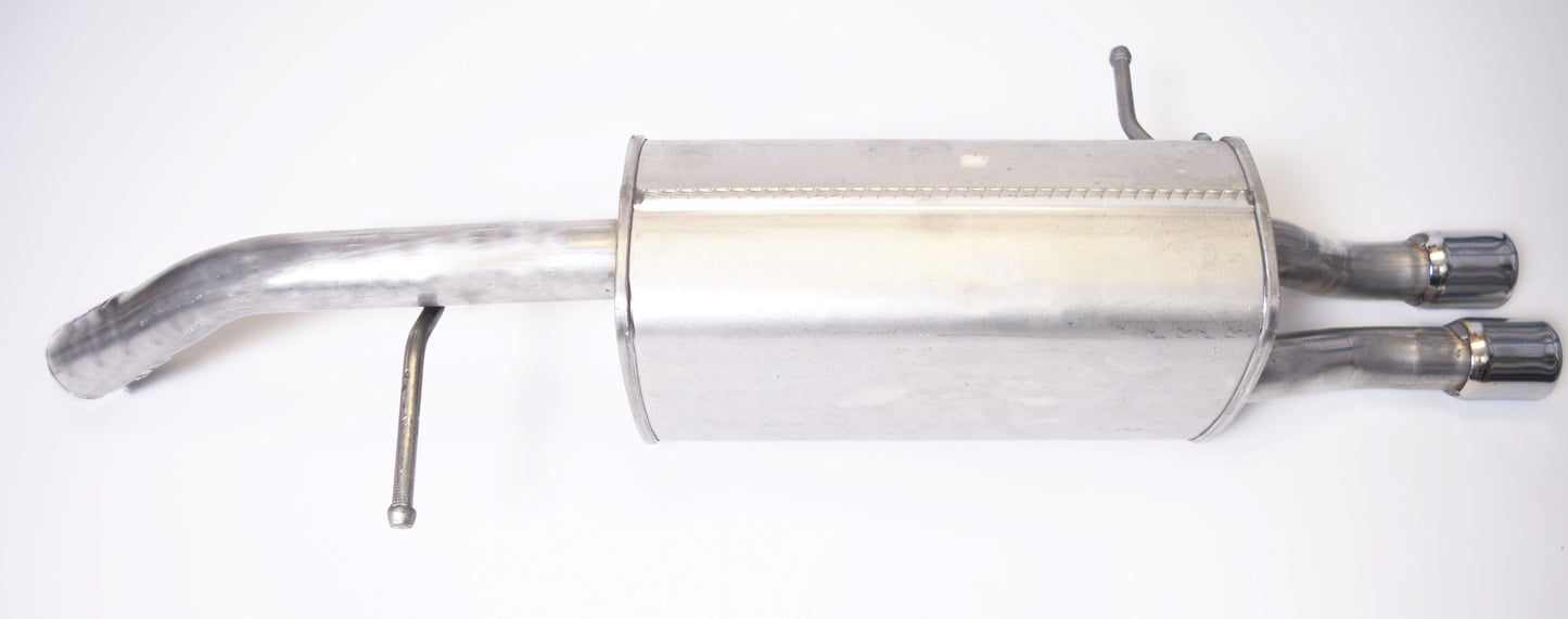 EFE915-Exhaust Middle Box for Ford Focus 1.8 Petrol\Bioethanol 16V 2006-2011 HP 125 Hatchback 980mm