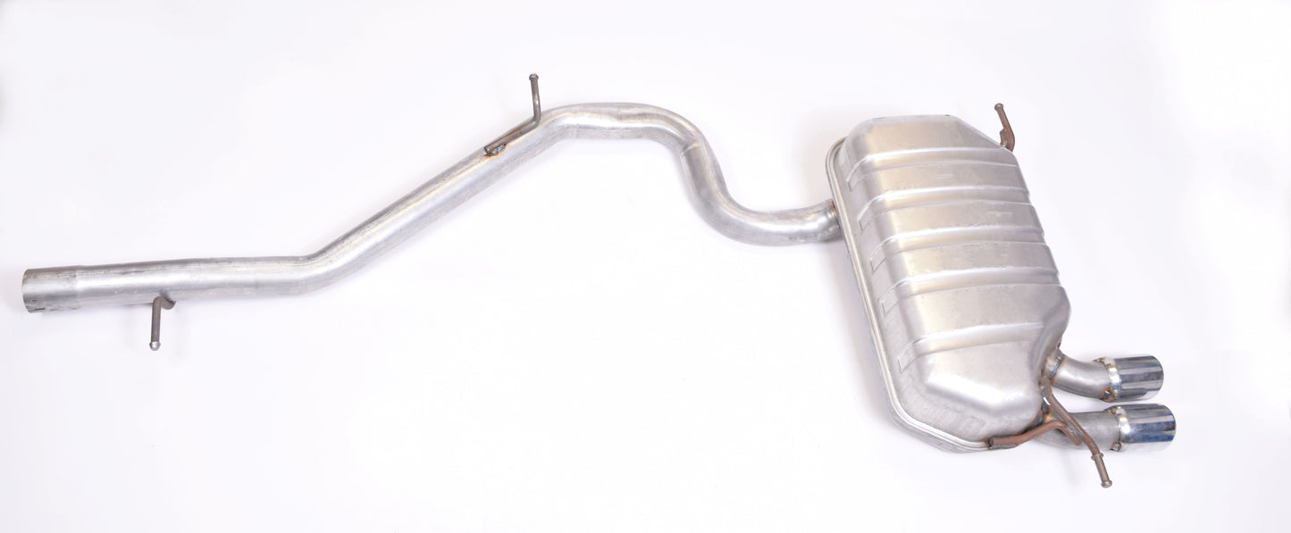 EGM117-Exhaust Rear Box for Vauxhall Corsa 1.5 Diesel 8V 1993-1996 HP 51 Hatchback 700mm