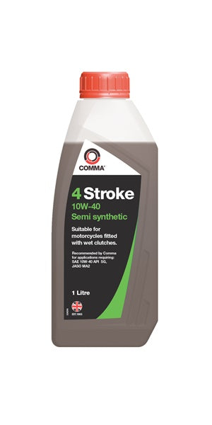 COMMA 4 STROKE 10W-40 (TWO WHEEL 4 STROKE – 1L)