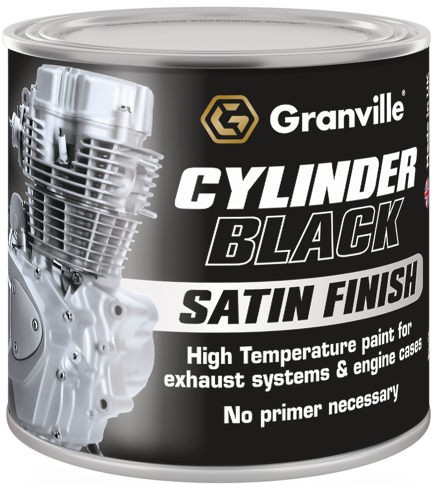 GRANVILLE CYLINDER BLACK - 250ML