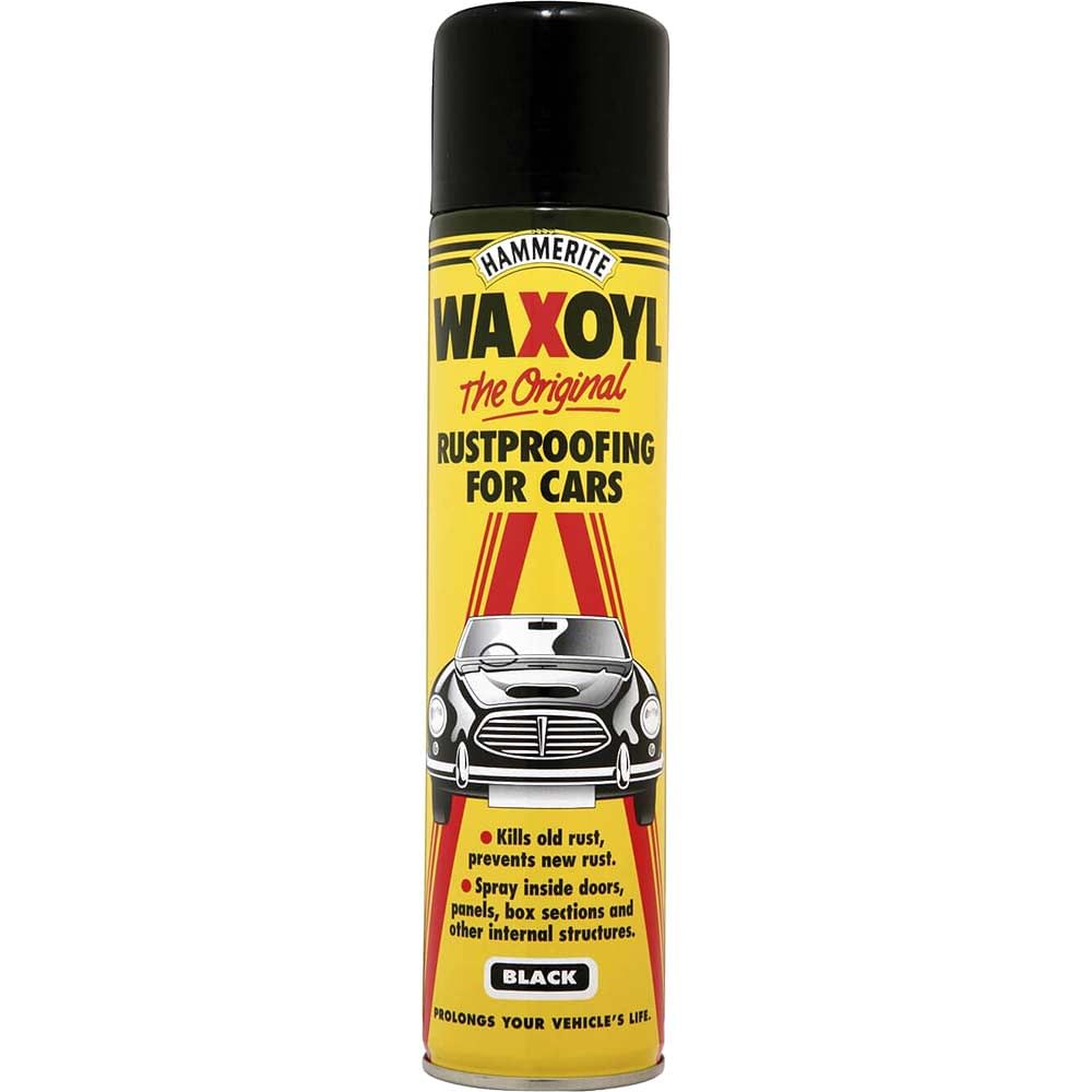 HAMMERITE WAXOYL RUSTPROOFING BLACK 400ML