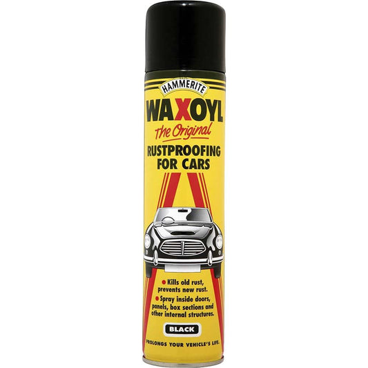 HAMMERITE WAXOYL RUSTPROOFING BLACK 400ML