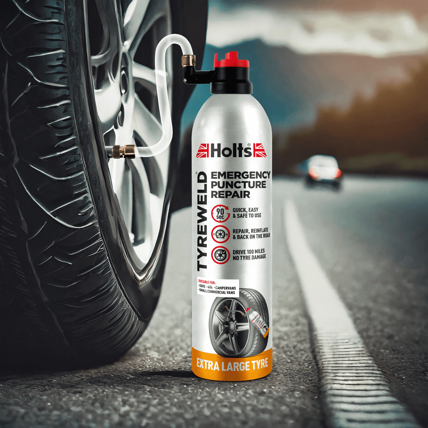 HOLTS TYREWELD PUNCTURE REPAIR TYRE SEALANT 500ML