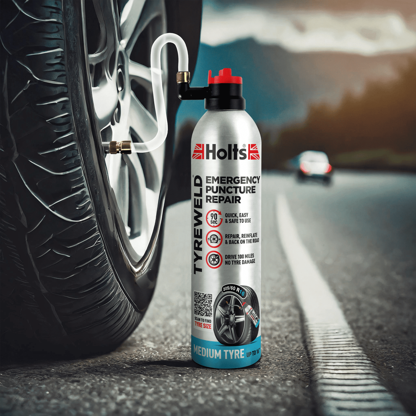 HOLTS TYREWELD PUNCTURE REPAIR TYRE SEALANT 500ML