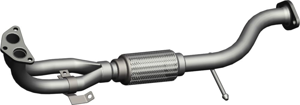 EAU277-Exhaust Pipe-Centre for Skoda Octavia 1.9 TDi Diesel 8V 1999-2004 HP 111 Hatchback 870mm