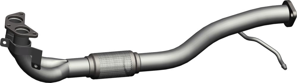 EAU277-Exhaust Pipe-Centre for Skoda Octavia 1.9 TDi Diesel 8V 1999-2006 HP 90 Hatchback 870mm