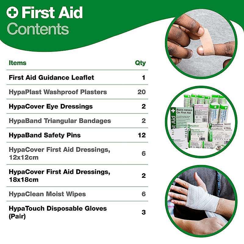 HSE ECONOMY WORKPLACE FIRST AID KIT (1-10 PERSON)