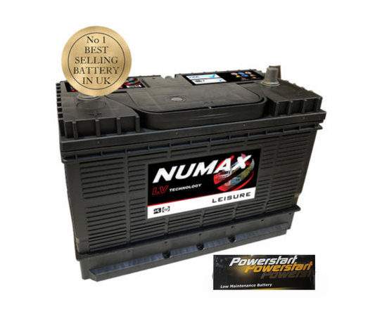 NUMAX POWERSTART LEISURE BATTERY - 12V 105AH 800A (3 YEAR GUARANTEE) - LV30MF