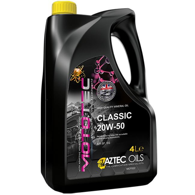 MOTOTEC CLASSIC 20W-50 - MOTORCYCLE OIL 1L