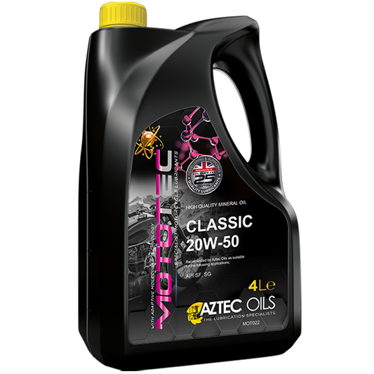 MOTOTEC CLASSIC 20W-50 - MOTORCYCLE OIL 1L