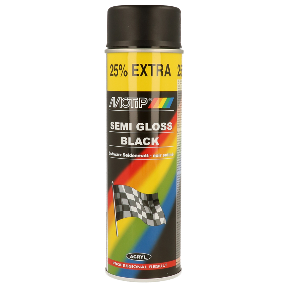 MOTIP BLACK SPRAY PAINTS 500ML