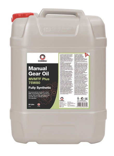 COMMA MVMTF PLUS 75W-80 (MVMTF - PLUS TRANSMISSION FLUID 75W80)