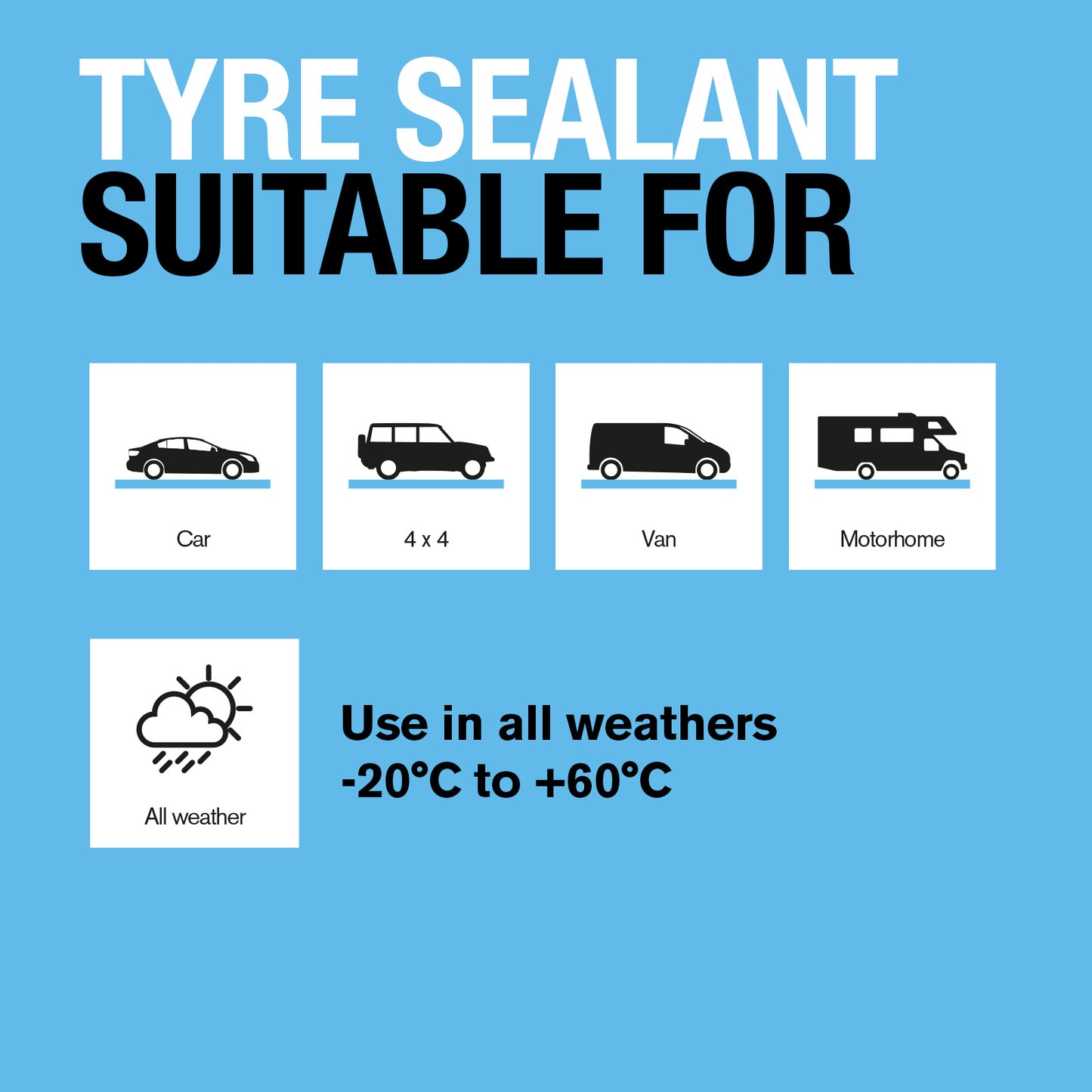 RING RTK6 CAR PUNCTURE REPAIR KIT INCLUDES SEALANT AND RAC610 INFLATOR