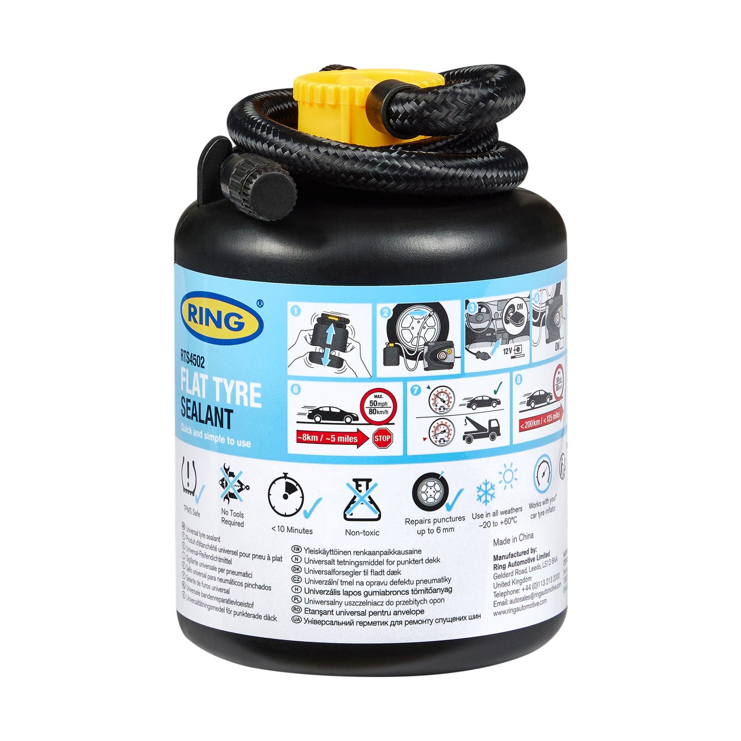 RING FLAT TYRE - TYRE SEALANT PERFECT REPLACEMENT FOR OEM