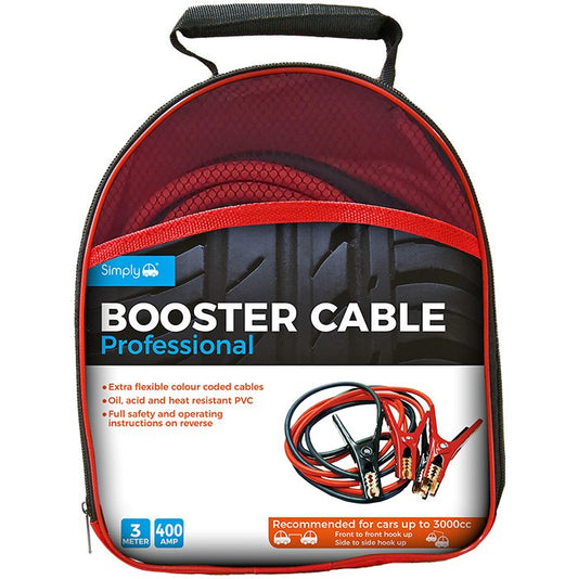 SIMPLY 400AMP PROFESSIONAL JUMP LEADS
