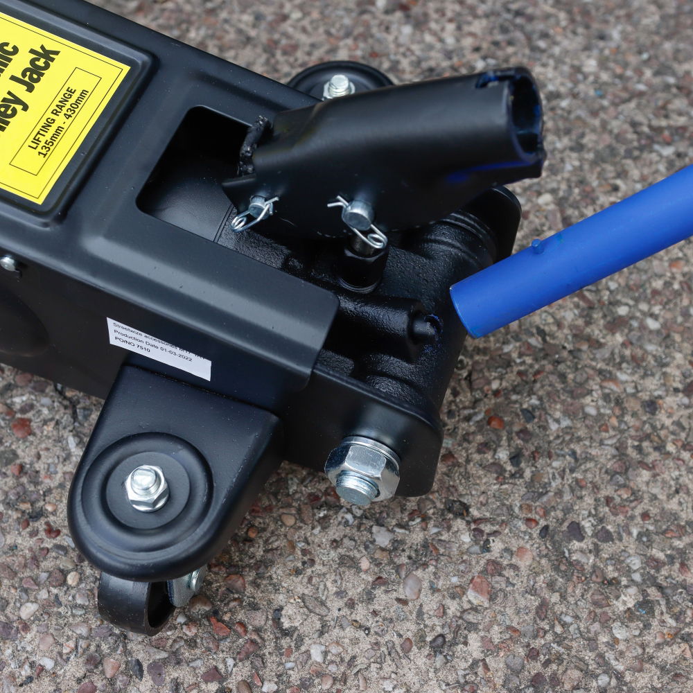 STREETWIZE 2 TONNE (2000KG) TROLLEY JACK WITH MOULDED CASE