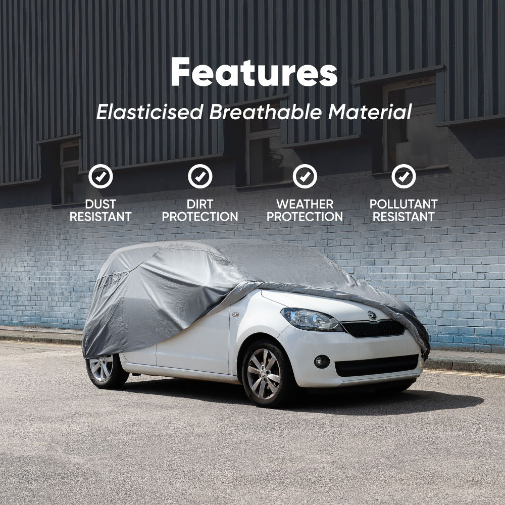 STREETWIZE WATER RESISTANT CAR COVER - SMALL