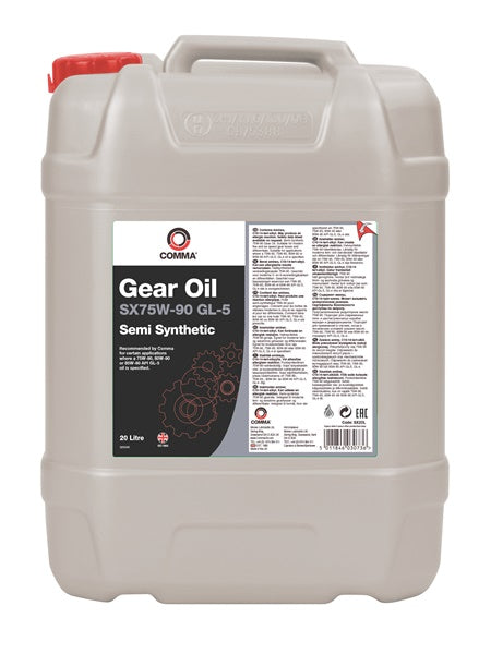 COMMA SX75W-90 GL-5 (SX GL-5 75W-90 HIGH PERFORMANCE GEAR OIL)