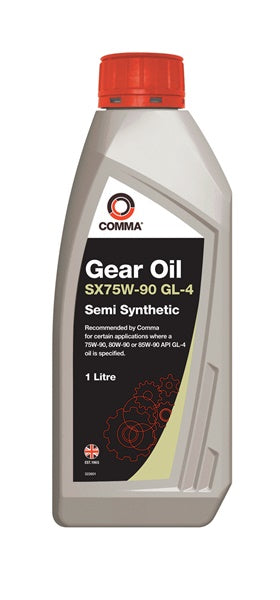 COMMA SX75W-90 GL-4 (GL4 75W-90 - SEMI SYNTHETIC GEAR OIL)