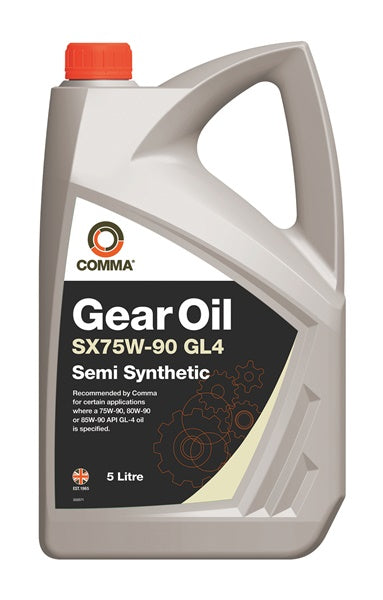 COMMA SX75W-90 GL-4 (GL4 75W-90 - SEMI SYNTHETIC GEAR OIL)