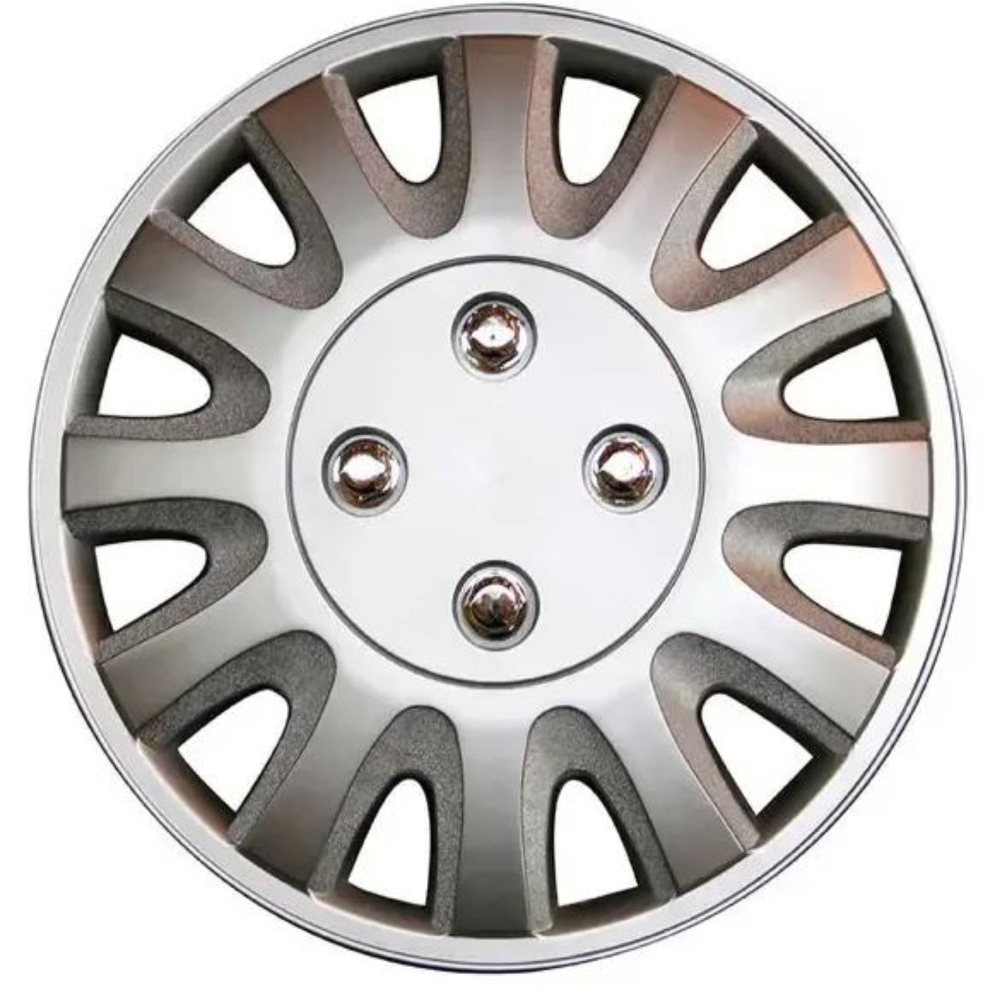 AUTO CARE 13 INCH WHEEL TRIMS SILVER (SET OF 4)