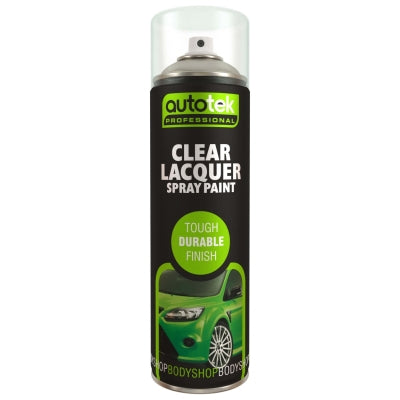 AUTOTEK CLEAR LACQUER SPRAY PAINT 500ML