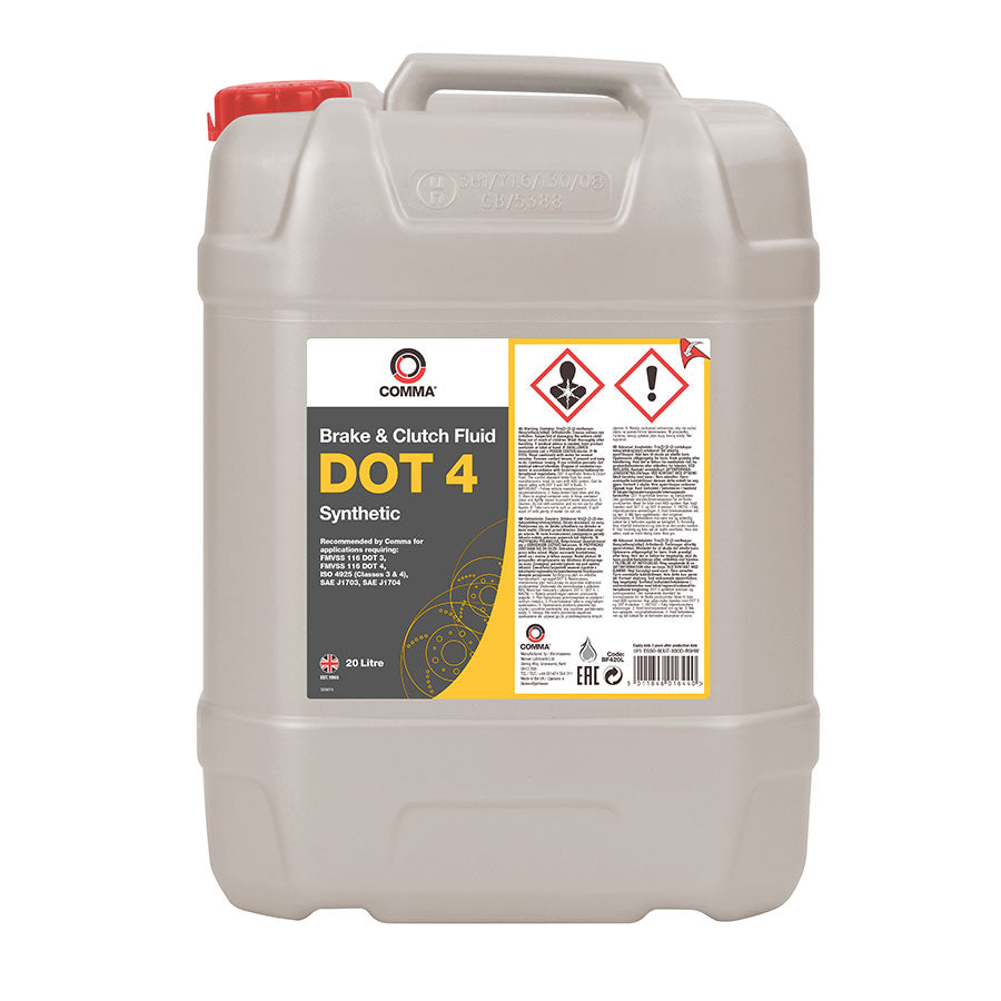 COMMA DOT 4 SYNTHETIC BRAKE AND CLUTCH FLUID