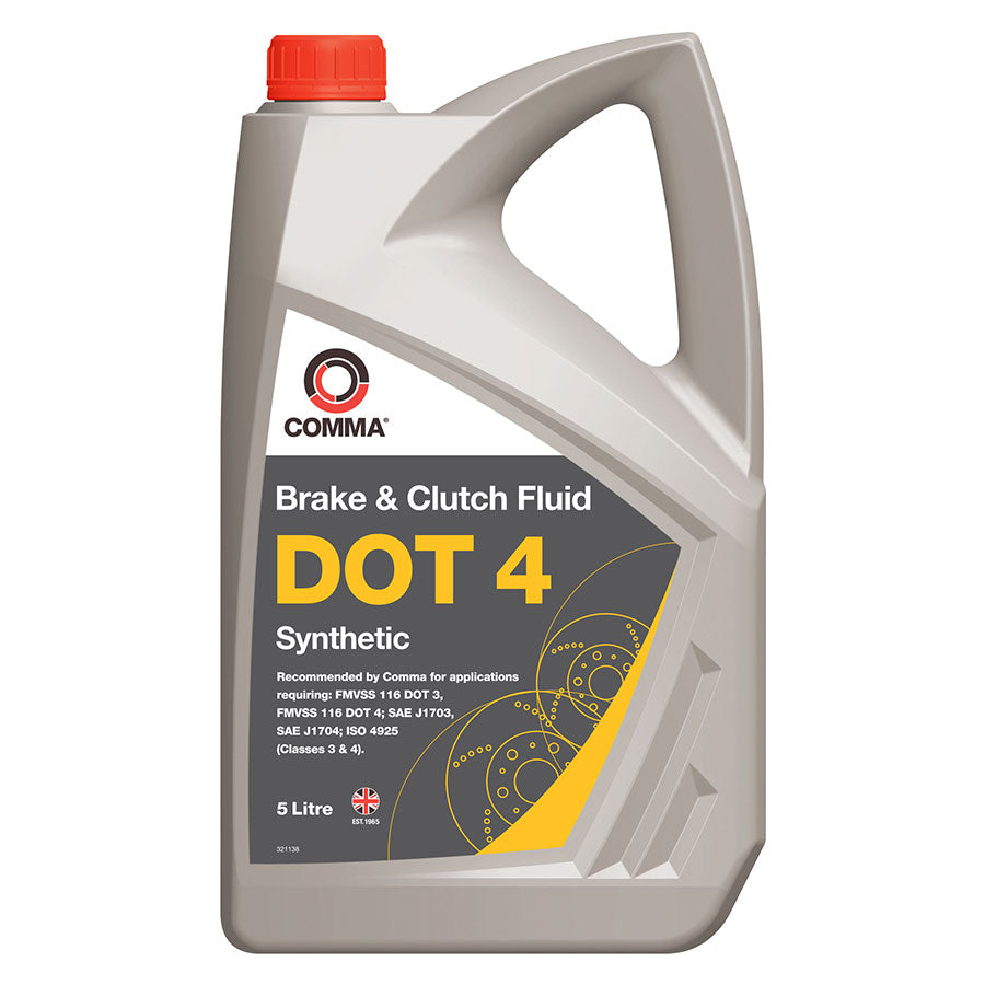 COMMA DOT 4 SYNTHETIC BRAKE AND CLUTCH FLUID
