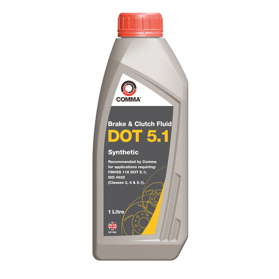 COMMA DOT 5.1 SYNTHETIC BRAKE AND CLUTCH FLUID