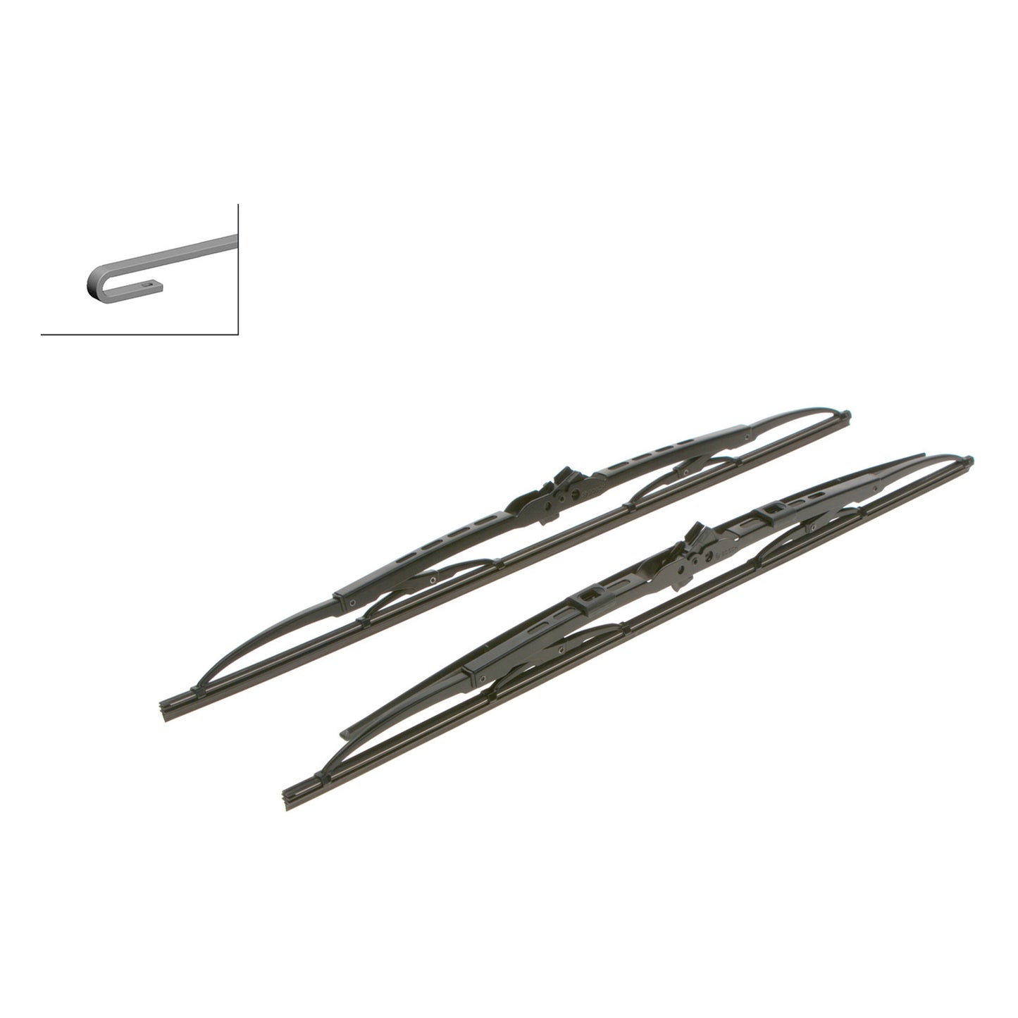 BOSCH WIPER - SUPERPLUS SPOILER BLADE SET 530/530 for Renault Clio, Chevrolet, Cadillac, Volvo, Land Rover, Volkswagen etc