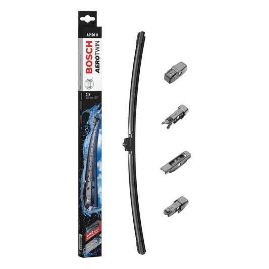 BOSCH WIPER - AEROTWIN PLUS FLAT BLADE 500 for VW T-Roc TSi - 1.5 - 17- etc
