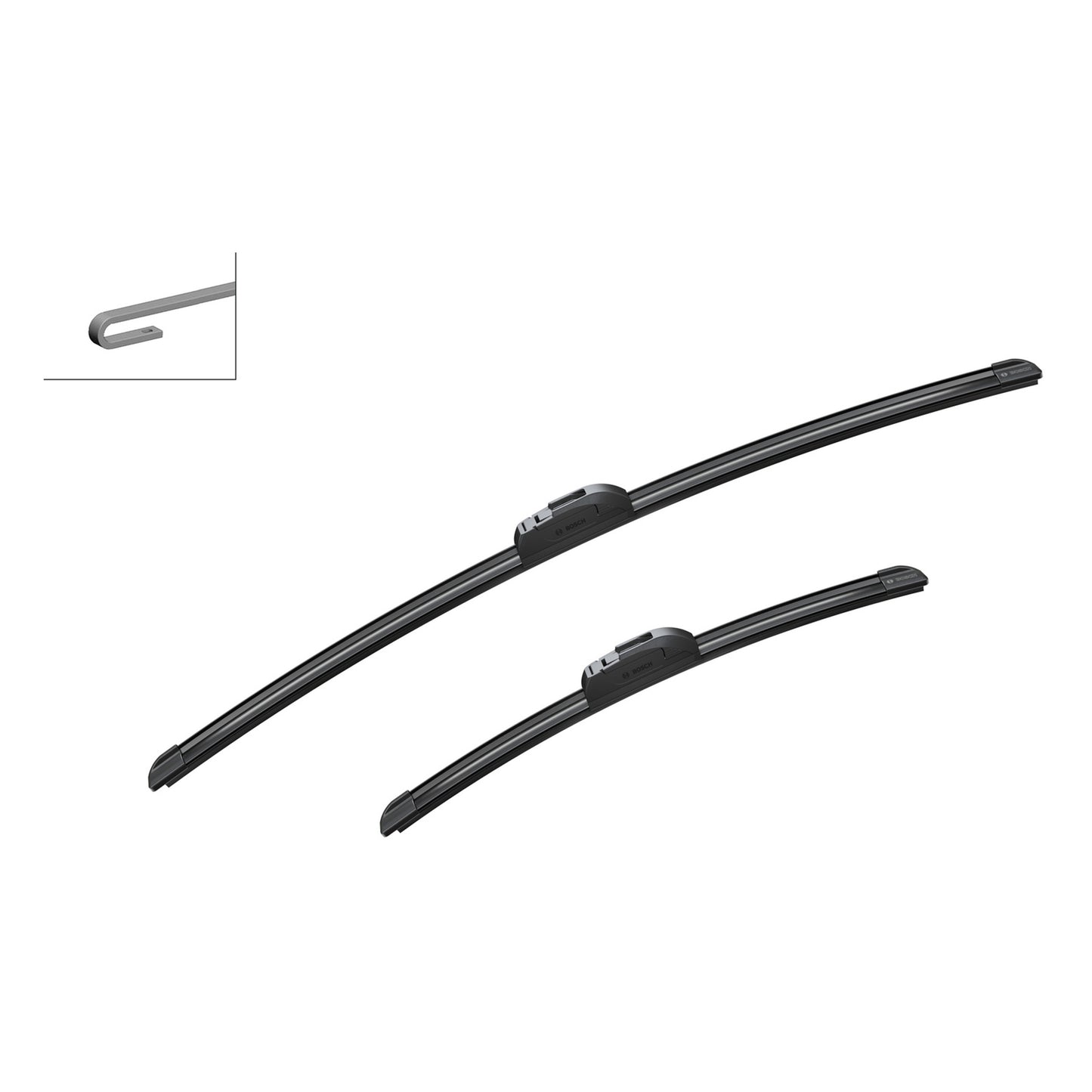 BOSCH WIPER - AEROTWIN RF FLAT BLADE SET 650/340 for Honda Jazz iVtec - 1.3 - 08-15 etc