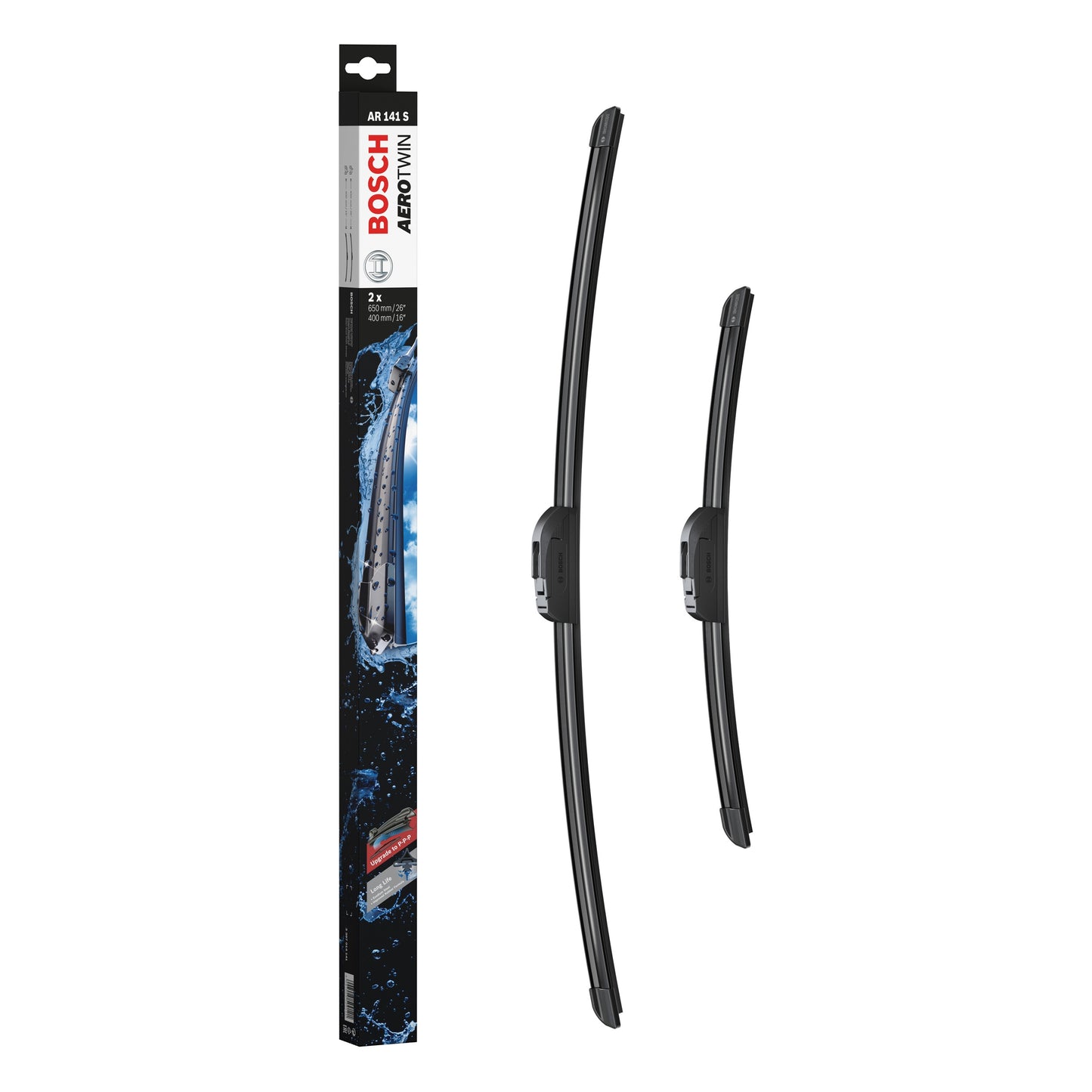 BOSCH WIPER - AEROTWIN RF FLAT BLADE SET 650/400 for Nissan Qashqai dCi - 1.5 - 13- etc