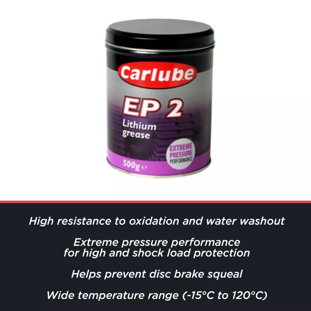 CARLUBE EP 2 LITHIUM GREASE 500G