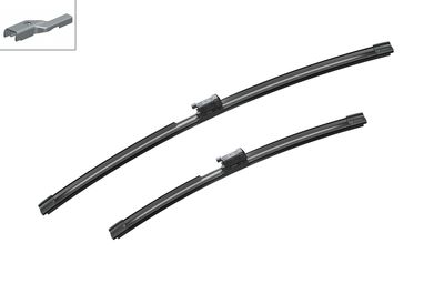BOSCH WIPER - AEROTWIN FLAT BLADE SET 650/475	 for Volvo XC60 B5 Mild-Hybrid - 2.0 - 20- etc