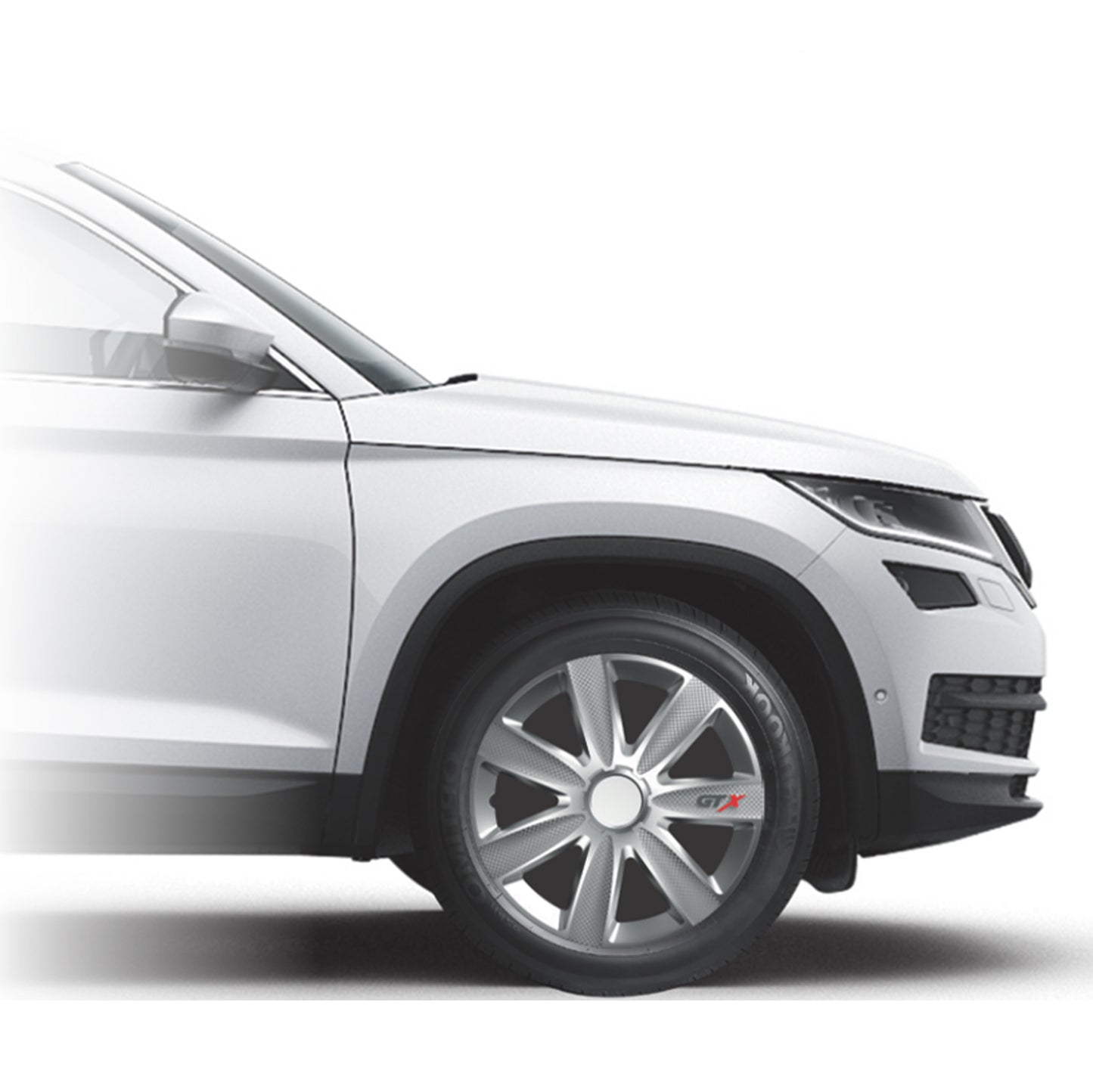 VERSACO GTX CARBON SILVER 15″ WHEEL TRIMS