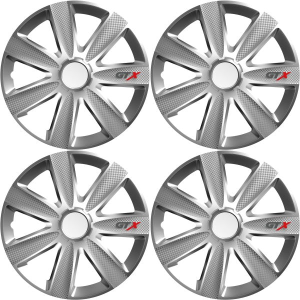 VERSACO GTX CARBON SILVER 15″ WHEEL TRIMS