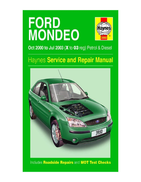 HAYNES FORD MONDEO 2000 TO JULY 2003 SERVICE AND REPAIR MANUAL