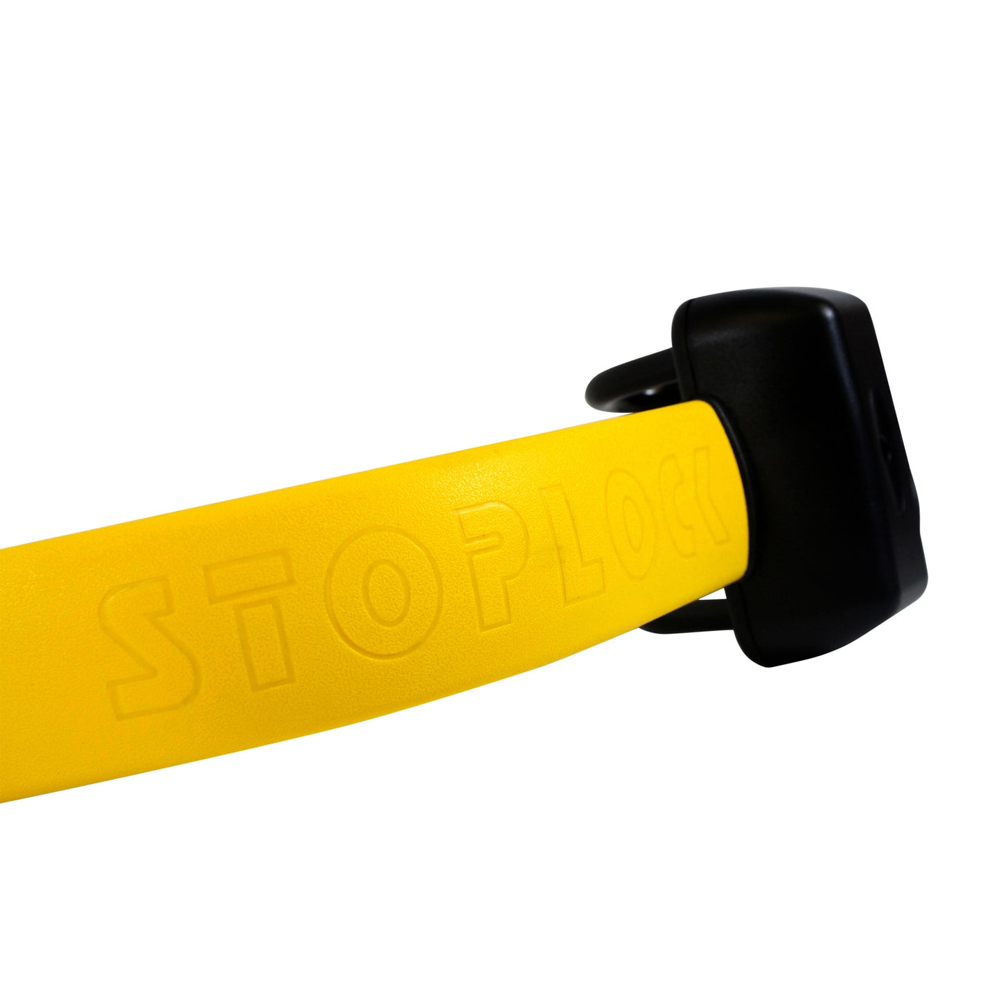 STOPLOCK PRO ELITE CAR STEERING WHEEL LOCK - SAFE SECURE HEAVY DUTY ANTI-THEFT BAR - UNIVERSAL FIT - INCLUDES 2 KEYS AND CARRY BAG, BLACK/YELLOW, 1 UNIT