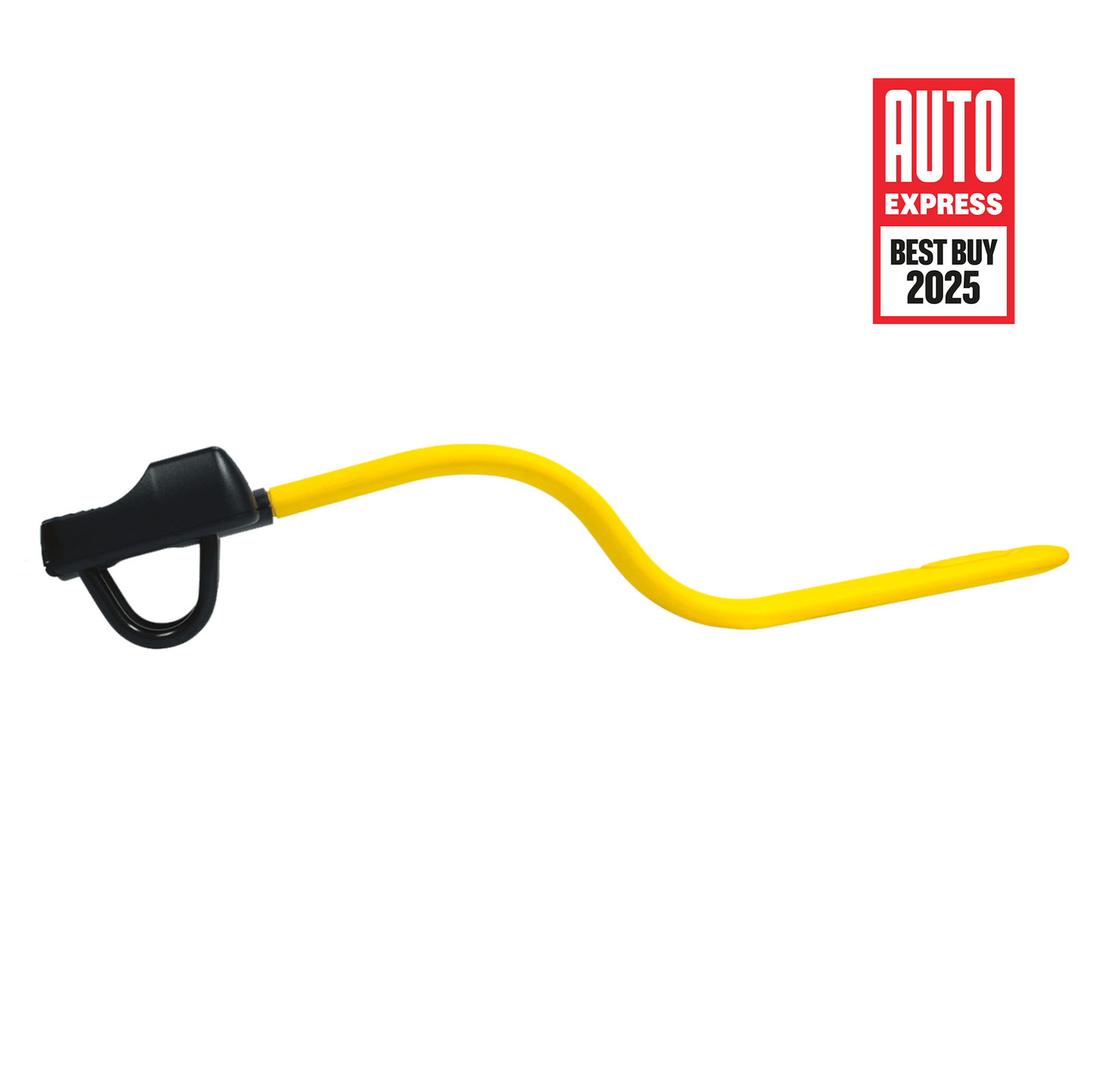 STOPLOCK PRO ELITE CAR STEERING WHEEL LOCK - SAFE SECURE HEAVY DUTY ANTI-THEFT BAR - UNIVERSAL FIT - INCLUDES 2 KEYS AND CARRY BAG, BLACK/YELLOW, 1 UNIT