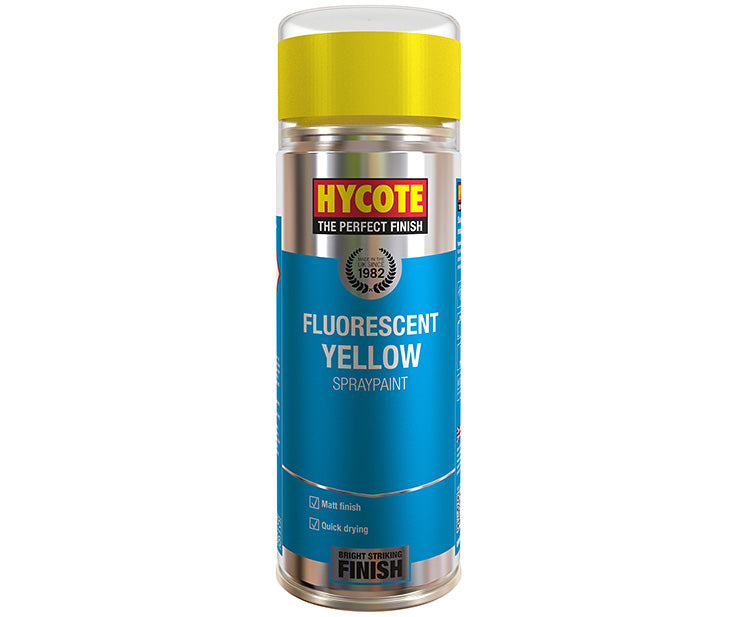 HYCOTE FLUORSCENT SPRAY PAINTS 400ML